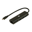 RATOC(gbNVXe) LANϊA_v^ [USB-C IXX LAN /USB-Ax3] 1GbpsΉ(Chrome/iPadOS/Mac/Windows11Ή) RS-UCLAN-H3 RSUCLANH3