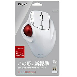 Nakabayashi トラックボール ホワイト MUS-TRIF175W ［光学式 /無線(ワイヤレス) /5ボタン /USB］ MUSTRIF175W
