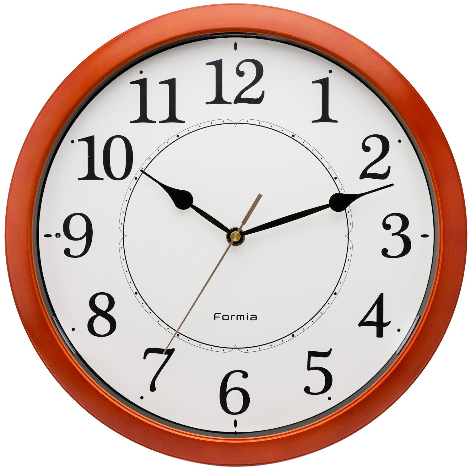 保土ヶ谷電子販売 掛け時計 フォルミア ブラウン HWC-009W-BR HWC009WBR