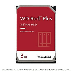 Western Digital 内蔵HDD SATA接続 WD Red Plus(NAS) WD30EFZX ［3TB /3.5インチ］ WD30EFZX