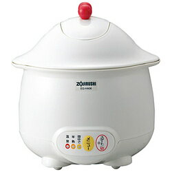 ZOJIRUSHI 象印マホービン EG-HA06-WB ホワイト 温泉たまご器 エッグDoDoDo EGHA06