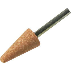 柳瀬 ヤナセ 軸付砥石 WA (赤) 傘型 6mm軸