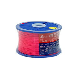 シンワ測定 ポリエステル水糸 太 蛍光ピンク