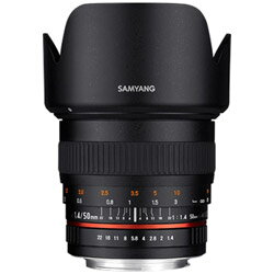 SAMYANG(������) 50mm F1.4 AS UMC �ե륵�����б� [���ˡ�A�ޥ����] ɸ����(MF���) [����Բ�]