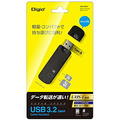 Nakabayashi USB3.2Gen1(3.0) SDカードリーダー ブラック ［USB3.1］ CRW3SD74BK 【864】