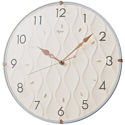 淡い色の上に織りなすやわらかい陰影が優しい時間と空間を与えてくれます。■ステップ秒針■文字板： レジン本体サイズ(H×W×D) mm301×301×50本体重量1.2kg枠材質プラスチック枠使用電池単3電池×1本電池寿命約1年間音量調節無鳴...