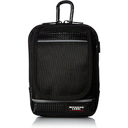 使いやすさを追求した構造・シンプルなデザイン。表面は日や熱に曝される場面の多い耐熱性に優れた「ポリエステル」を使用。裏面は衣服や装着物等との擦れに強い「ナイロン」使用。大きめのスマホも入る小物ケース。夜間や暗所での作業を考え、反射ラインを取り付けてあります。野外活動に適した「撥水加工」を施していますので、雨粒程度の水滴を弾きます。ねじれにくい　カラビナ付。装着方法は2WAY　カラビナ装着・ベルト装着。