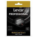 LEXAR LRW500U-RNNNJ Professional }`J[h 3-in-1 USB3.1[_[imicroSD/SDJ[hARpNgtbVpj mUSB3.1n LRW500URNNNJ