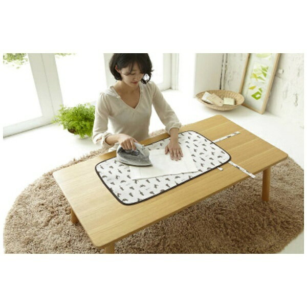 山崎実業 くるくるアイロンマット ネコ ホワイト　YJ-2689 YJ2689