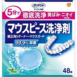 GSK デンタルラボ マウスピース・矯正用リテーナー用洗浄剤 48錠