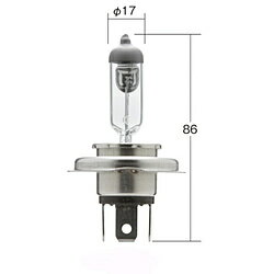 Light Valves - 小糸製作所 ノーマルバルブ　二輪車前照灯用　12V35/35W　クリアー　1個入り　PX43t-38　ライト 0485 0485