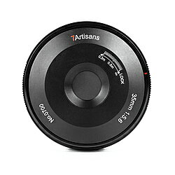 七工匠 35mm F5.6 ミラーレス用超薄型ボディキャップレンズ　3556LB　ライカL(バヨネット)マウント　ブラック ［ライカL］ 3556LB [代引不可]