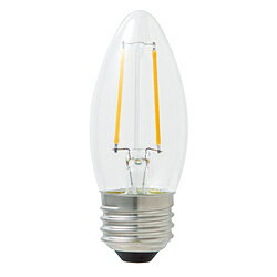 乐天商城 - 東京メタル 25W相当 LEDフィラメント型 シャンデリア電球 口金E26タイプ LDC2LC25WE26T2 ［E26 /25W相当 /電球色］ LDC2LC25WE26T2