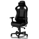 NOBLECHAIRS NBL-PU-BLA-005 ゲーミングチェア EPIC - BLACK EDITION マットブラック NBLPUBLA005