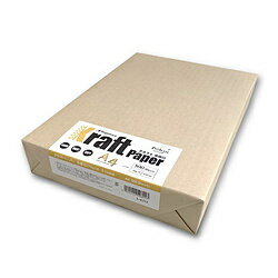 長門屋商店 〔各種プリンタ〕クラフトペーパー 未晒 中厚口 0.11mm [A4 /500枚] ナ-671V