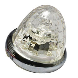 ヤック LEDマーカーランプ 超流星マーカー クリア/グリーン(光) 12/24V CE-164C CE164C