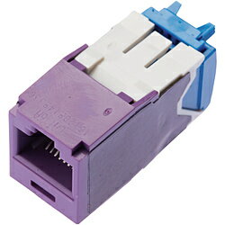 パンドウイット パンドウイット　カテゴリ6A　モジュラージャック　紫 CJ6X88TGVL CJ6X88TGVL
