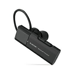 ELECOM(エレコム) ヘッドセット ブラック LBT-HSC10PCBK ［ワイヤレス（Bluetooth） /片耳 /イヤフックタイプ］ LBTHSC10PCBK
