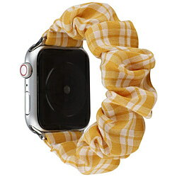 アイキューラボ AppleWatch 40mm/38mm用 シュシュバンド チェック柄(シュシュ付)TYPE-A イエロー AWSHOUCH401YE AWSHOUCH401YE アイキューラボ AppleWatch 40mm/38mm用 シュシュバンド チェック柄(シュシュ付)TYPE-A イエロー AWSHOUCH401YE AWSHOUCH401YE