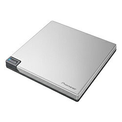 BDP（パイオニア） Pioneer(パイオニア) ポータブルブルーレイドライブ (Mac/Windows11対応) SNOW WHITE SILVER BDR-XD08SV ［USB-A／USB-C］ BDRXD08SV 【864】