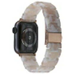 PFJ AppleWatch Series 3/2/1(38mm)・SE/6/5/4(40mm)・9/8/7(41mm)・10(42mm)用マーブル3連バンドスウィーティ アイボリー PHDM3SW6S-IV PHDM3SW6SIV