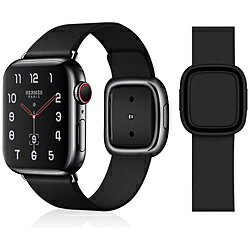 楽天ソフマップ　デジタルコレクションVPG AppleWatch42/44mm用本革モダンバックルバンド ブラック AW-LEM02BK AWLEM02BK