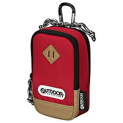 OUTDOOR カメラポーチ 06 レッド ODCP06RD ODCP06RD