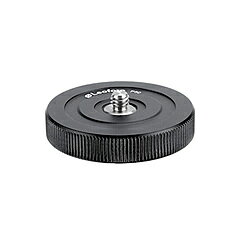 カメラスパイクの台座として使用するアダプター。●直径：50mm ●厚さ：10mm●重量：32g ●取付ネジ：1/4 ●ネジ穴：1/4 ●材質：アルミニウム合金カメラスパイクの台座として使用するアダプター。