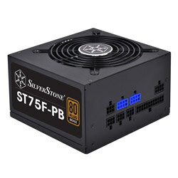 Silver Stone PC電源 ブラック SST-ST75F-PB ［750W /ATX /Bronze］ SSTST75FPB