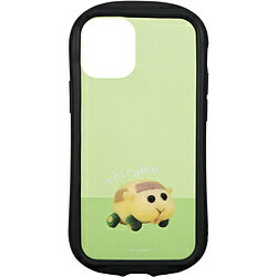 グルマンディーズ iPhone 12 mini ハイブリッドクリアケース　PUIPUI モルカー　シロモ BPMC01B