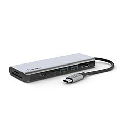 BELKIN USB-C ᥹ ɥåx2 / HDMI /3.5mm / USB-Ax2 / USB-C USB PDб 100W ɥå󥰥ơ AVC009btSGY USB Power Deliveryб AVC009BTSGY