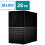 Western Digital WDBFBE0280JBK-JEEX ［28TB /据え置き型］ 大容量RAID 外付けHDD 【My Book Duo 2021EX】 ブラック WDBFBE0280JBKJEEX