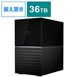 Western Digital WDBFBE0360JBK-JEEX ［36TB /据え置き型］ 大容量RAID 外付けHDD 【My Book Duo 2021EX】 ブラック WDBFBE0360JBKJEEX