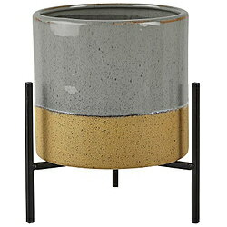 VIILACOLLECTION プランター フラワーポット 植木鉢 D18×H26cm 341244