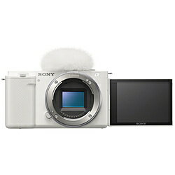 SONY(ˡ) VLOGCAM ZV-E10 ߥ顼쥹㥫 ۥ磻 ΥܥǥñΡ ZVE10WC