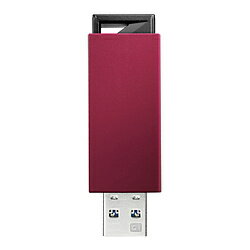 IO DATA(アイオーデータ) USB 3.1 Gen 1(USB 3.0)/2.0対応 USBメモリー 64GB レッド U3-PSH64G/R U3PSH64GR