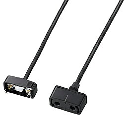 ヤザワ シーリング延長コード0.5mブラック　ICL505BK ICL505BK