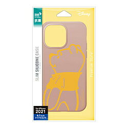 PGA iPhone 13 Pro 対応 6.1inch 3眼 抗菌スリムシリコンケース Premium Style くまのプーさん PG-DSC21N04POO PGDSC21N04POO