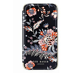 TEDBAKER Ted Baker - Folio Case for iPhone 13 Pro Max [ Spiced Up Black Pale Gold ] 83380