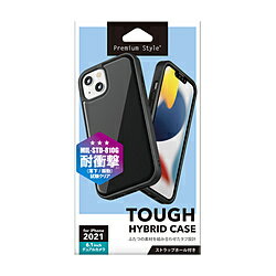 PGA iPhone 13 �б� 6.1inch 2�� �ϥ��֥�åɥ��ե����� �֥�å� Premium Style PG-21KPT01BK PG21KPT01BK