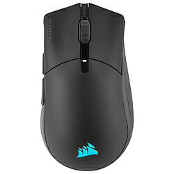 CORSAIR(コルセア) ゲーミングマウス SABRE RGB PRO WIRELESS ブラック CH-9313211-AP ［光学式 /有線／無線(ワイヤレス) /7ボタン /Bluetooth・USB］ CH9313211AP 1