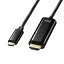 SANWA SUPPLY(掠ץ饤) USB-C  HDMI ֥ [ /1m /4KHDRб] ֥å KC-ALCHDRA10 KCALCHDRA10