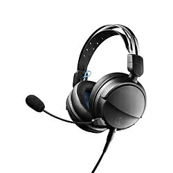 audio-technica(オーディオテクニカ) ゲーミングヘッドセット ATH-GL3 BK ブラック ［φ3.5mmミニプラグ /両耳 /ヘッドバンドタイプ］ A..