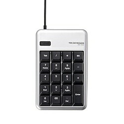 ELECOM(エレコム) TK-TCM012SV USBテンキーボード(USB2.0ハブ搭載/2ポート/シルバー) TKTCM012SV 【864】 ELECOM(エレコム) TK-TCM012SV USBテンキーボード(USB2.0ハブ搭載/2ポート/シルバー) TKTCM012SV 【864】