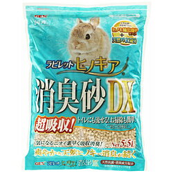 ジェックス ラビレット ヒノキア消臭砂DX 5.5L 超吸収・天然抗菌・消臭成分配合 [振込不可]