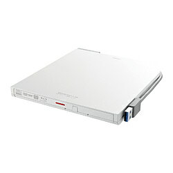 BUFFALO(バッファロー） ポータブルブルーレイドライブ (Chrome/Mac/Windows11対応) ホワイト BRXL-PTV6U3-WHB ［USB-A］ BRXLPTV6U3WHB