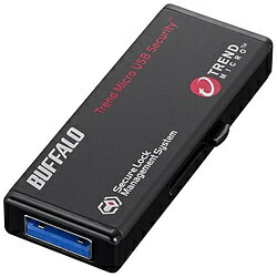 楽天ソフマップ　デジタルコレクションBUFFALO（バッファロー） USB3.0対応 USBメモリー　ウイルスチェックモデル （8GB・ブラック）　RUF3-HS8GTV RUF3HS8GTV 【Trend Micro USB Security 1年間】