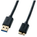 SANWA SUPPLY(TTvC) 0.5m USB3.0P[uyAźymicroBziubNj@KU30-AMC05BK KU30AMC05BK