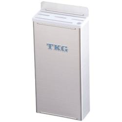 遠藤商事 TKG18-8プラ板付カラーナイフラック 小 Bタイプ 白 ＜AHU661＞ AHU661