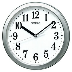 SEIKO 電波掛け時計 KX256S 銀色メタリック KX256S SEIKO 電波掛け時計 KX256S 銀色メタリック KX256S